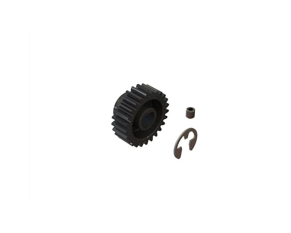 Arrma Steel 25T Mod1 Safe-D8 Pinion Gear, 8mm Motor Shaft 1 Arrma Steel 25T Mod1 Safe-D8 Pinion Gear, 8mm Motor Shaft