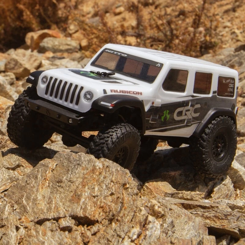 Axial SCX24 2019 Jeep Wrangler JLU CRC 1/24 4WD RTR Crawler, White 4 Axial SCX24 2019 Jeep Wrangler JLU CRC 1/24 4WD RTR Crawler, White - Image 4