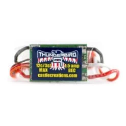 Castle Creations Thunderbird Brushless ESC, 9 Amp, 15V