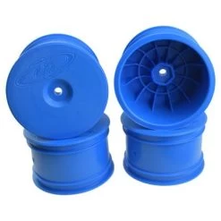 DE Racing Speedline 2.2" 1/10 Buggy Rear Wheels, Blue (4)