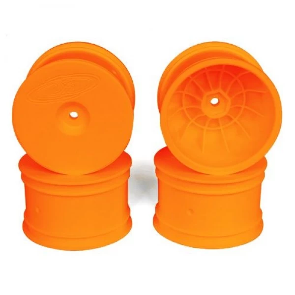 DE Racing Speedline Buggy Wheels, Orange (B6.1 - B64 / 22 4) (4) 1 DE Racing Speedline Buggy Wheels, Orange (B6.1 - B64 / 22 4) (4)
