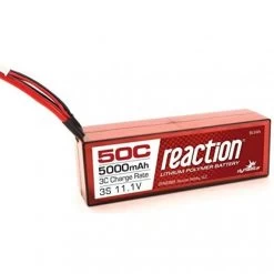 Dynamite Reaction 11.1V 5000mAh 50C 3S LiPo, Battery, Hardcase: EC3