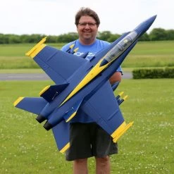 E-flite F-18 Blue Angels 80mm EDF BNF Basic 1/12 Jet -Remote Control Toys e flite efl efl13950 02