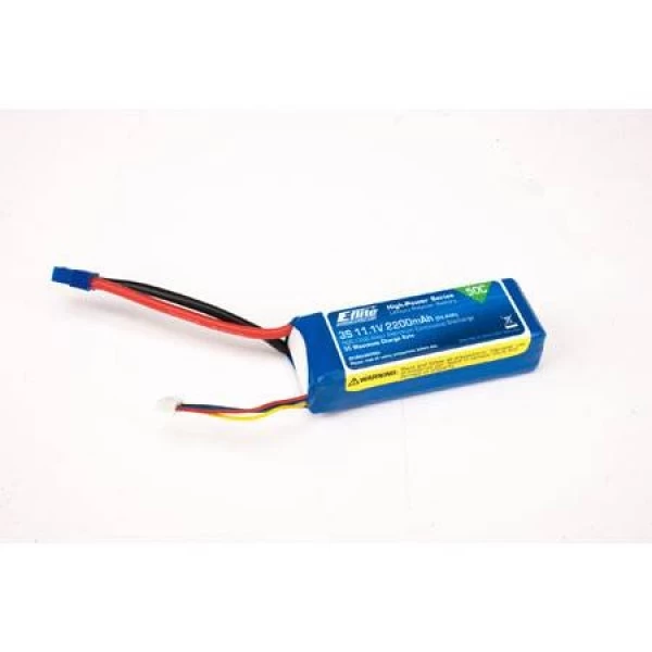 E-Flite LiPo Battery 2200mAh 50C 11.1V (3S) 1 E-Flite LiPo Battery 2200mAh 50C 11.1V (3S)