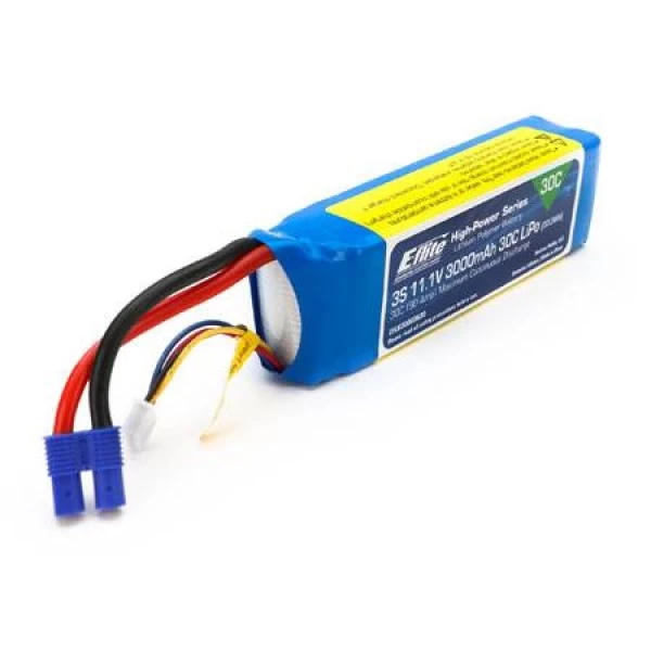 E-Flite LiPo Battery 3000mAh 30C 11.1V (3S) 1 E-Flite LiPo Battery 3000mAh 30C 11.1V (3S)
