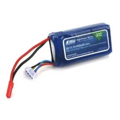 E-Flite LiPo Battery 450mAh 30C 11.1V (3S) With JST Connector