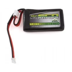 EcoPower "Trail" SCX24 2S 7.4v 450mAh 30C Lipo Battery With PH2.0