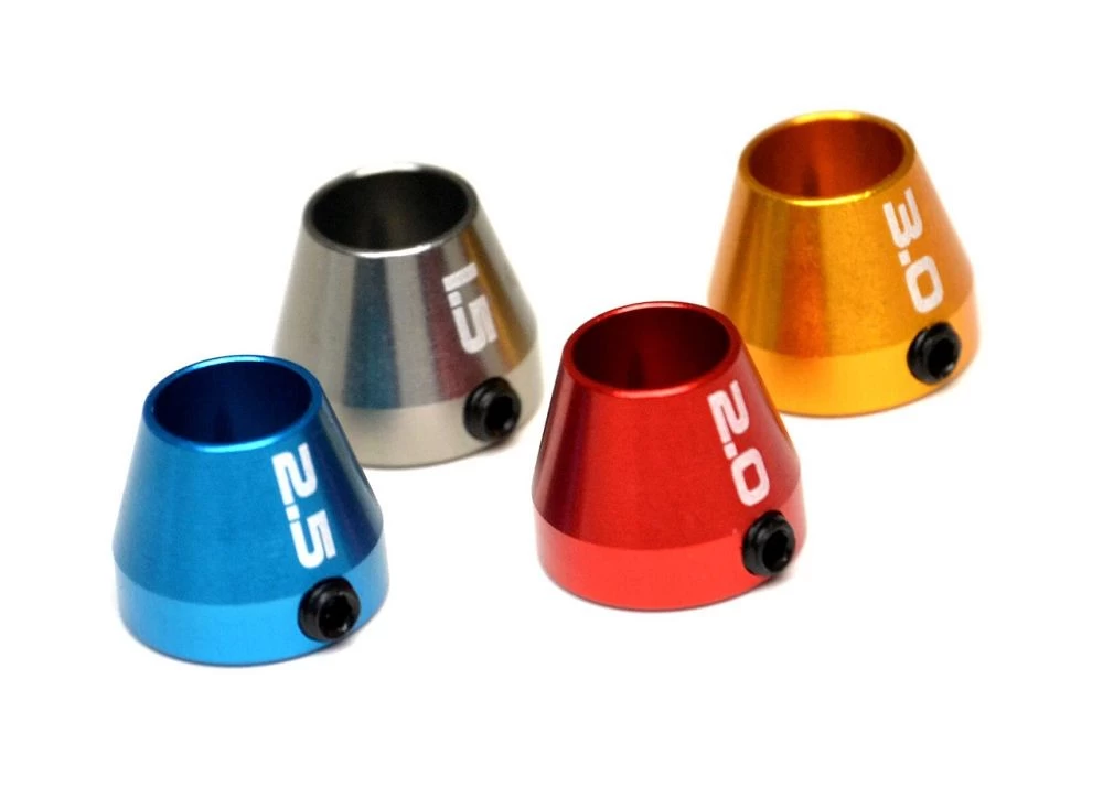 Exotek Collar Set For MIP Hex Wrenches (1.5/2.0/2.5/3.0mm) 1 Exotek Collar Set For MIP Hex Wrenches (1.5/2.0/2.5/3.0mm)