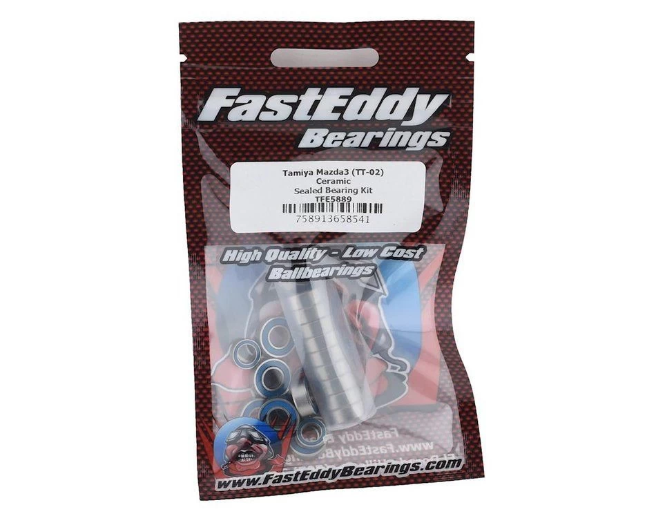 Fast Eddy Bearings Tamiya Mazda3 Ceramic Rubber Sealed Bearing Kit (TT-02) 1 Fast Eddy Bearings Tamiya Mazda3 Ceramic Rubber Sealed Bearing Kit (TT-02)