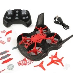Flight Lab Toys HoverCross Drone/Hovercraft, RTF, Red -Remote Control Toys flight lab toys fht fht1000 07