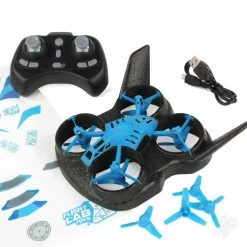 Flight Lab Toys HoverCross Drone/Hovercraft, RTF, Blue -Remote Control Toys flight lab toys fht fht1001 03