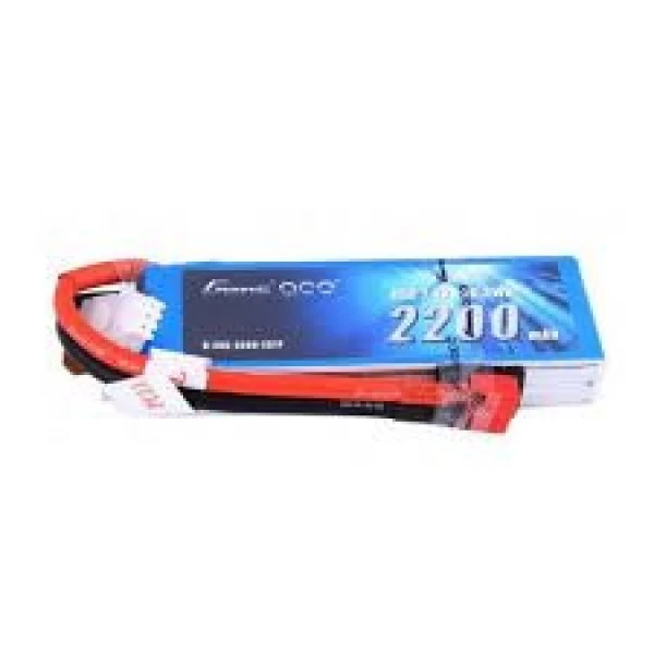 Gens Ace 2200mAh 7.4V 45C 2S1P Lipo Battery Pack With Deans Plug 1 Gens Ace 2200mAh 7.4V 45C 2S1P Lipo Battery Pack With Deans Plug