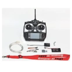 Graupner MZ-18 V2 - 9 Channel 2.4G.HZ HoTT Color TFT Transmitter Silver (PRO Software) -Remote Control Toys graupner gras1005 1 v2 03
