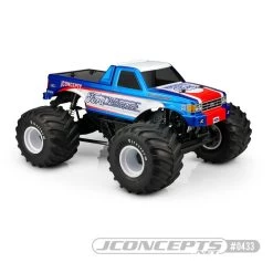 JConcepts 1989 Ford F-250 Monster Truck Clear Body With Attachable Racerback
