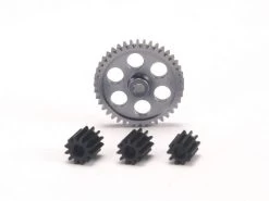 PN Racing Machine Cut Alloy Spur Gear, 41T, Delrin Pinions 64P (SCX24)