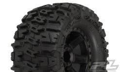 Pro-Line Trencher 2.8" All Terrain Tires Mounted On Desperado Black Wheels (2)
