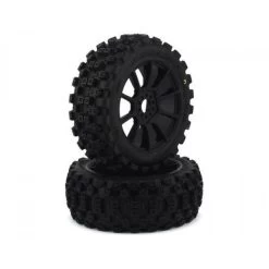 Pro-Line Badlands MX Pre-Mounted 1/8 M2 Buggy Tires, Black (2)