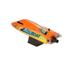 Jet Jam 12-inch RTR Pool Racer Jet Pump Boat, Orange -Remote Control Toys pro boat prb08031t1 03