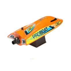 Jet Jam 12-inch RTR Pool Racer Jet Pump Boat, Orange -Remote Control Toys pro boat prb08031t1 04