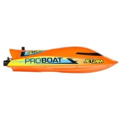 Jet Jam 12-inch RTR Pool Racer Jet Pump Boat, Orange -Remote Control Toys pro boat prb08031t1 05