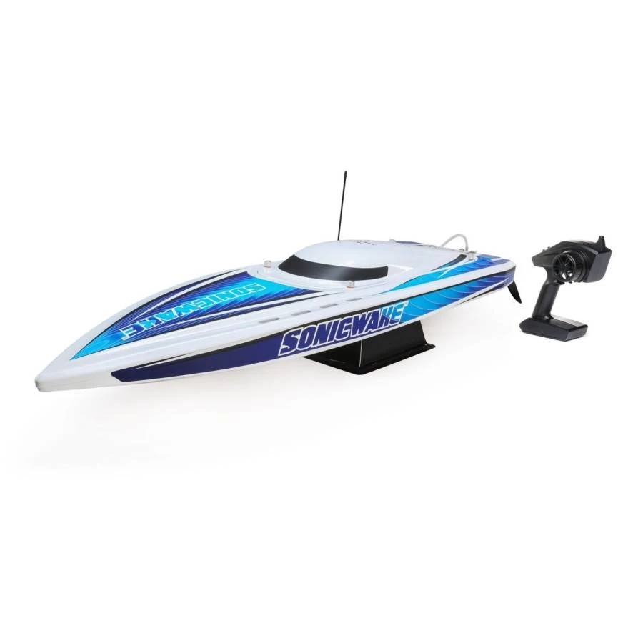 Pro Boat 36" Sonicwake BL RTR Self-Righting Deep-V (blue) 1 Pro Boat 36" Sonicwake BL RTR Self-Righting Deep-V (blue)
