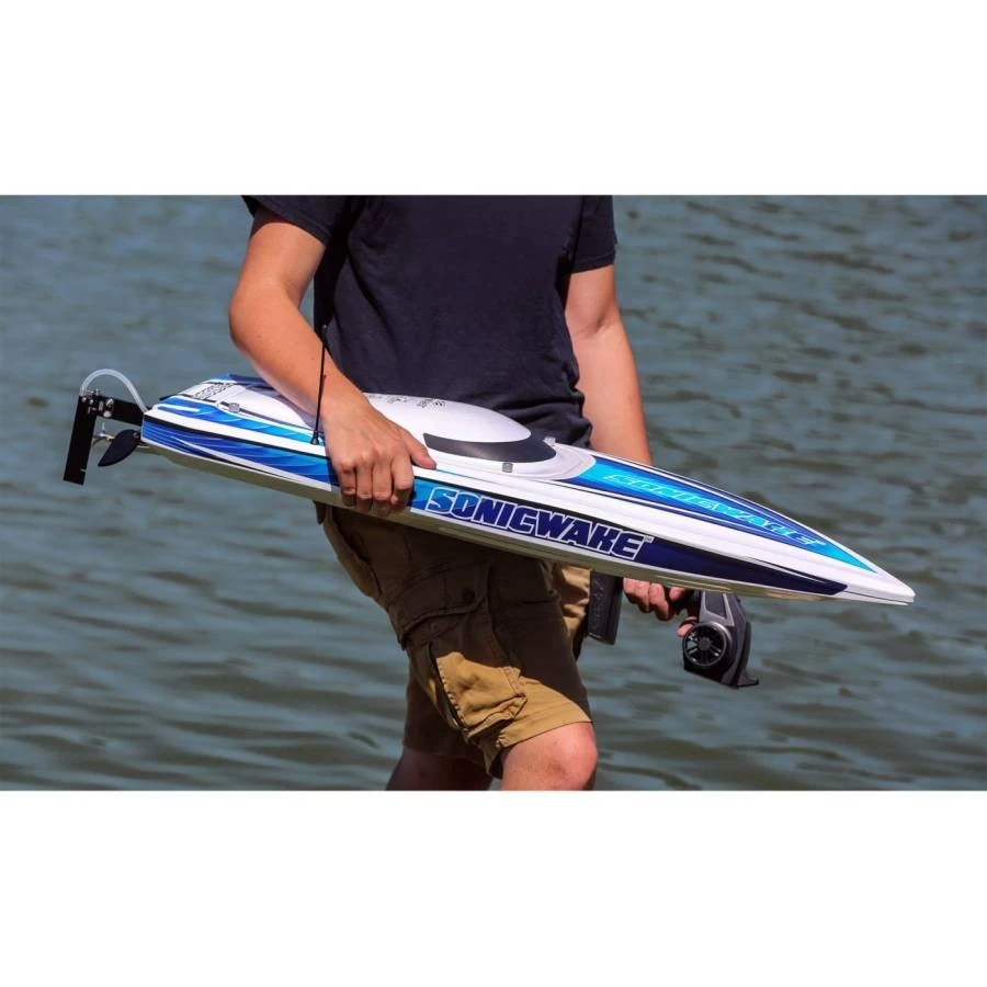Pro Boat 36" Sonicwake BL RTR Self-Righting Deep-V (blue) 7 Pro Boat 36" Sonicwake BL RTR Self-Righting Deep-V (blue) - Image 7