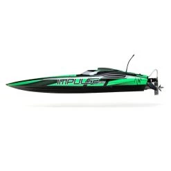 The Pro Boat Impulse 32" Brushless Deep-V RTR Boat With Smart, Black/Green -Remote Control Toys pro boat prb prb08037t1 10