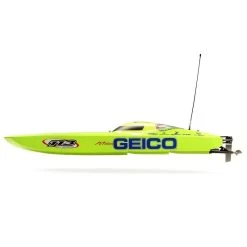 Pro Boat Miss GEICO Zelos 36" Twin Brushless RTR Catamaran -Remote Control Toys pro boat prb prb08040v2 04