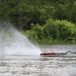 Pro Boat Blackjack 42" 8S Brushless RTR Catamaran, White/Red -Remote Control Toys pro boat prb prb08043t2 04