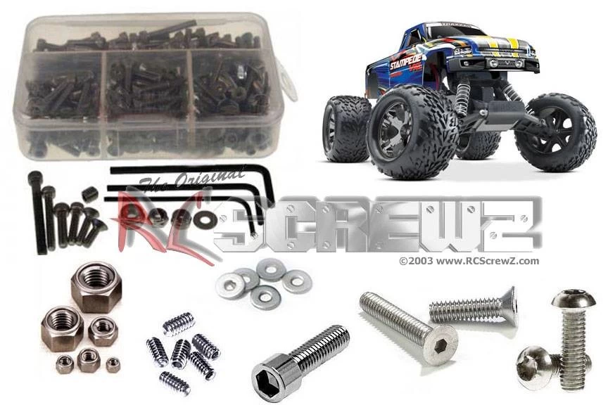 TRA024 Stainless Steel Screw Kit Stampede VXL 1 TRA024 Stainless Steel Screw Kit Stampede VXL