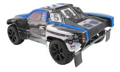 Blackout SC RTR Brushed 1/10 SCT And 2.4GHz Radio System, Blue -Remote Control Toys redcat racing rcrblackoutscblue 08
