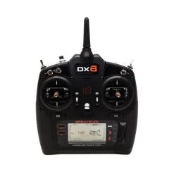 Spektrum RC DX6 G3 2.4GHz DSMX 6-Channel Radio Transmitter W/ AR6600T Telemetry Receiver