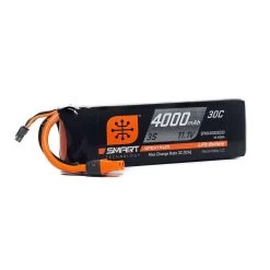 Spektrum 4000mAh 3S 11.1V Smart Lipo Battery 30C With IC3 Connector