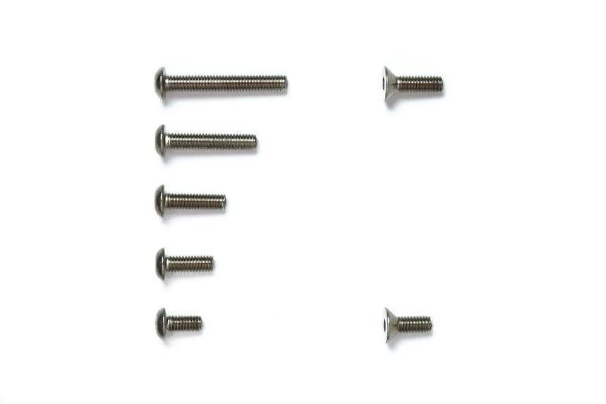 Tamiya M-07 Concept Titanium Screw Set (87pc) 1 Tamiya M-07 Concept Titanium Screw Set (87pc)