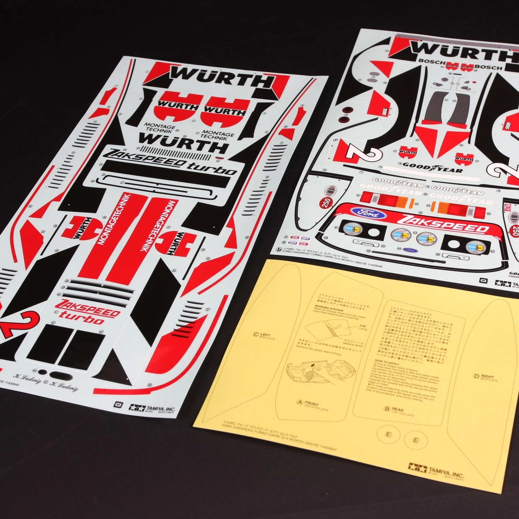 Tamiya Ford Zakspeed Turbo Capri Gr.5 Touring Car 2 Tamiya Ford Zakspeed Turbo Capri Gr.5 Touring Car - Image 2