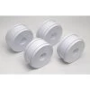 Team Associated 1/8 Buggy Wheels, 83mm, 17mm Hex, White (4)