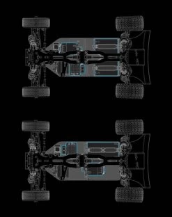 Associated 1/10 B44.3 Factory Team 4WD Kit -Remote Control Toys team associated asc9063 04