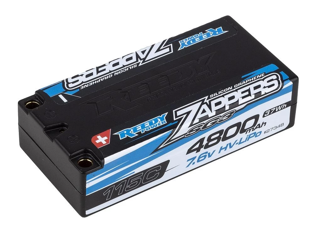 Team Associated Zappers SG3 4800mAh 115C 7.6V HV-LiPo Shorty Battery 1 Team Associated Zappers SG3 4800mAh 115C 7.6V HV-LiPo Shorty Battery