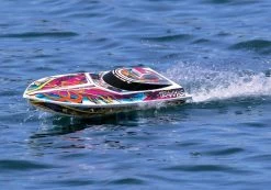 Traxxas Blast High Performance Race Boat With TQ 2.4GHz Radio System RTR Multi Color -Remote Control Toys traxxas tra38104 1 09