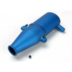 Traxxas Revo Aluminum Tuned Pipe Blue Anodized