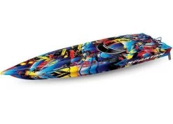 Spartan 1/10 Brushless Electric 36" Race Boat, Rock N Roll