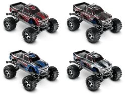 Traxxas Stampede 4X4 VXL 1/10 4WD Brushless Monster Truck, Silver -Remote Control Toys traxxas tra67086 4 slvr 06