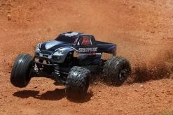 Traxxas Stampede 4X4 VXL 1/10 4WD Brushless Monster Truck, Silver -Remote Control Toys traxxas tra67086 4 slvr 09