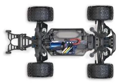 Traxxas Stampede 4X4 VXL 1/10 4WD Brushless Monster Truck, Silver -Remote Control Toys traxxas tra67086 4 slvr 10