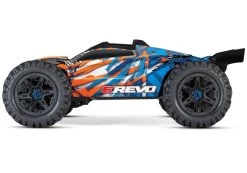 Traxxas E-Revo VXL Brushless 1/10 4WD Monster Truck With TQi Link And TSM, Orange -Remote Control Toys traxxas tra86086 4 org 05