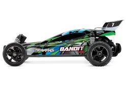 Traxxas Bandit VXL 1/10 Off-Road Buggy RTR With TQi 2.4GHz Radio And TSM, Green -Remote Control Toys traxxas tra tra24076 4 grn 08