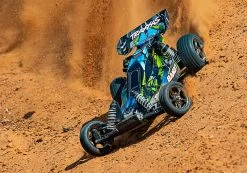 Traxxas Bandit VXL 1/10 Off-Road Buggy RTR With TQi 2.4GHz Radio And TSM, Green -Remote Control Toys traxxas tra tra24076 4 grn 09
