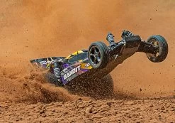 Traxxas Bandit VXL 1/10 Off-Road Buggy RTR With TQi 2.4GHz Radio And TSM, Purple -Remote Control Toys traxxas tra tra24076 4 prpl 02