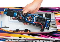 Traxxas Spartan 1/10 Brushless 36" Race Boat, Pink -Remote Control Toys traxxas tra tra57076 4 pink 07