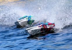 Traxxas Spartan 1/10 Brushless 36" Race Boat, Red -Remote Control Toys traxxas tra tra57076 4 redr 05